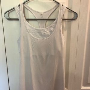 White Lululemon tank top